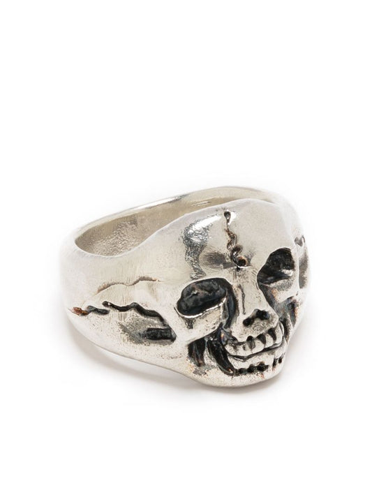 Sterling Silver Cranium Chunky Ring