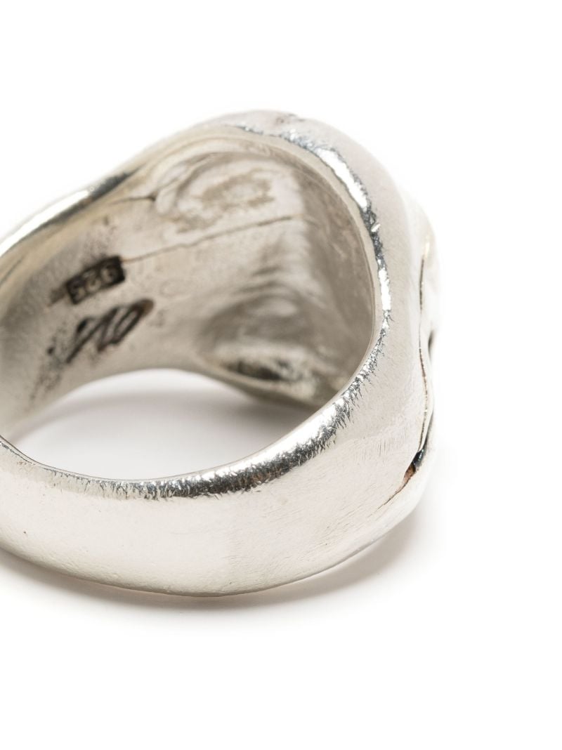Sterling Silver Cranium Chunky Ring