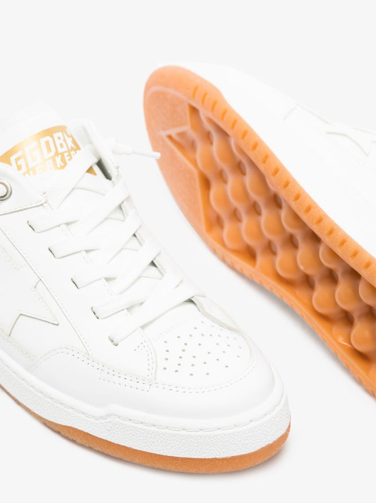 White Yeah Leather Low Top Sneakers