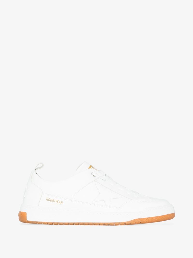 White Yeah Leather Low Top Sneakers