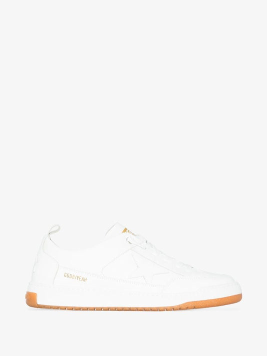 White Yeah Leather Low Top Sneakers