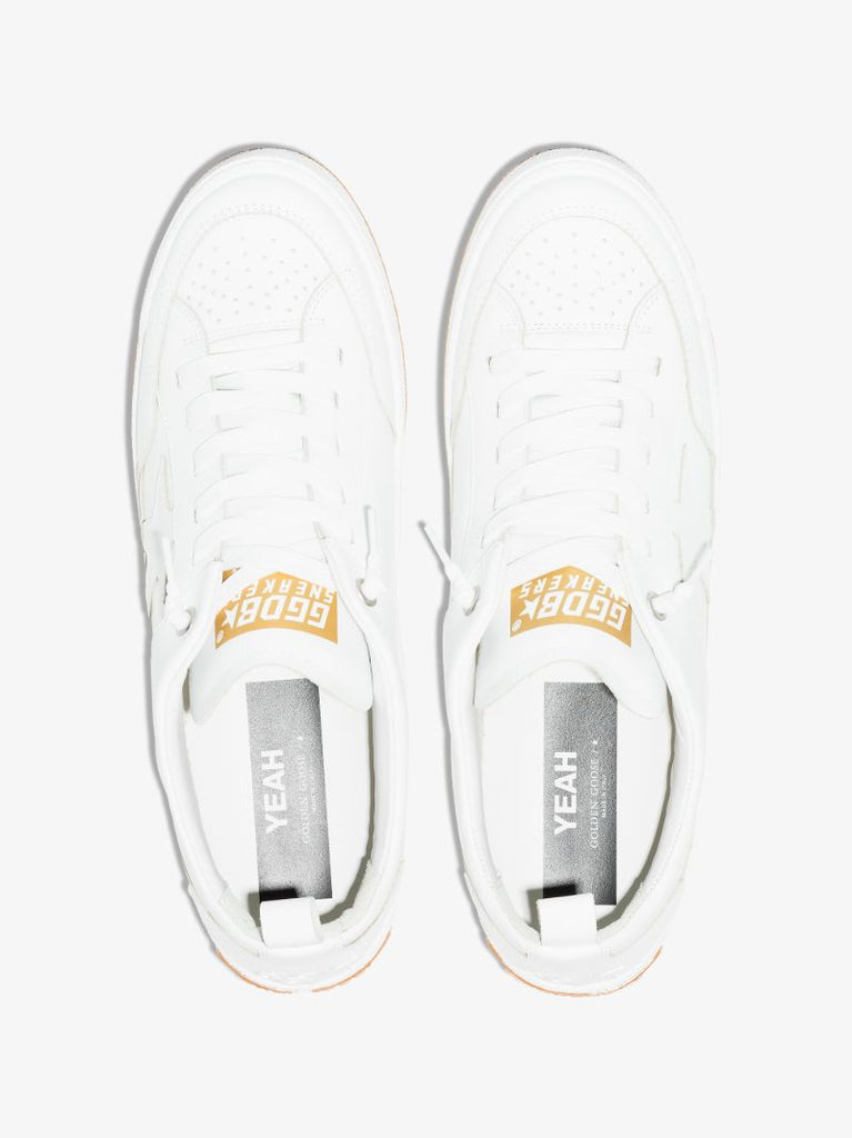 White Yeah Leather Low Top Sneakers