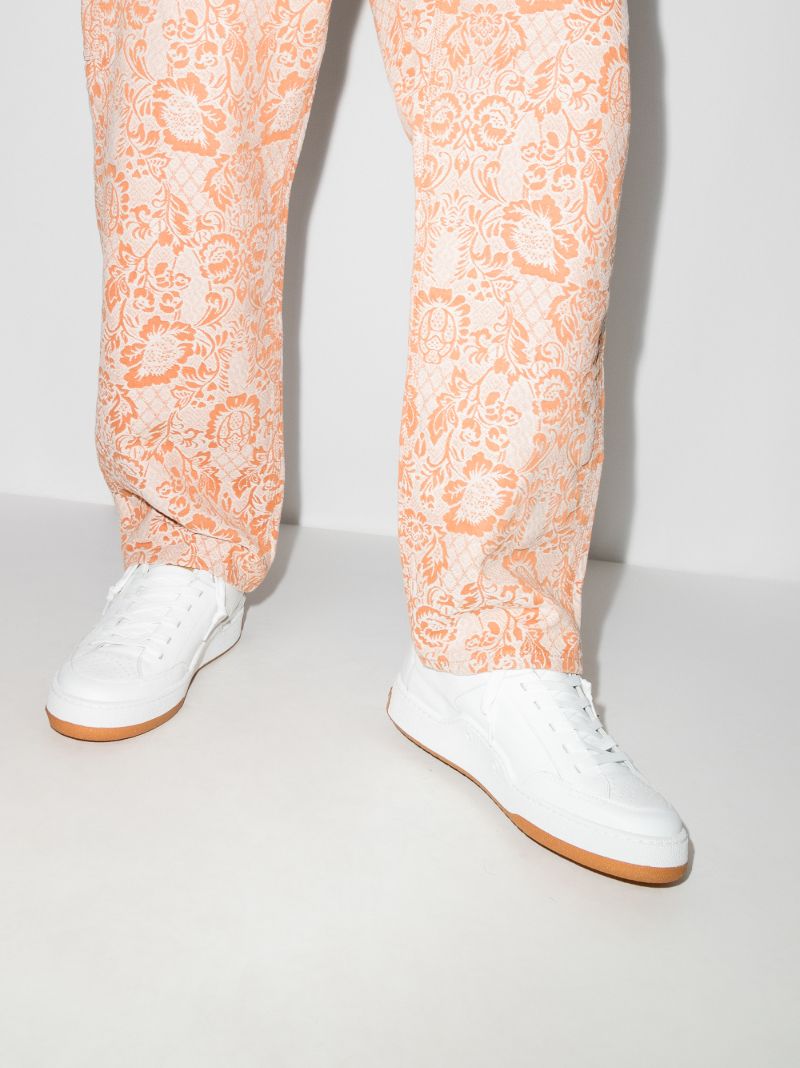 White Yeah Leather Low Top Sneakers