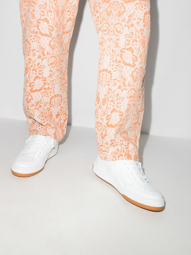 White Yeah Leather Low Top Sneakers