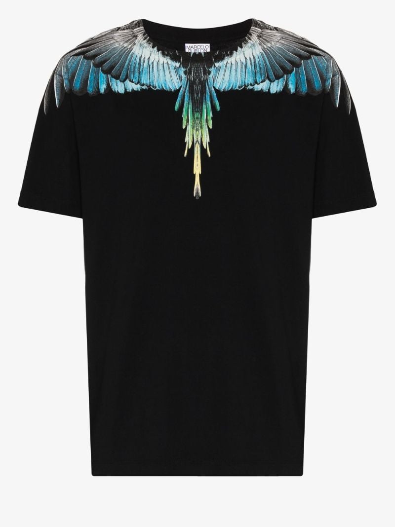 Wings Print Cotton T-shirt