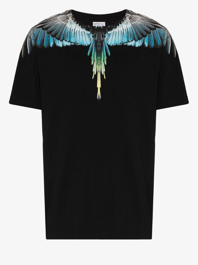 Wings Print Cotton T-shirt
