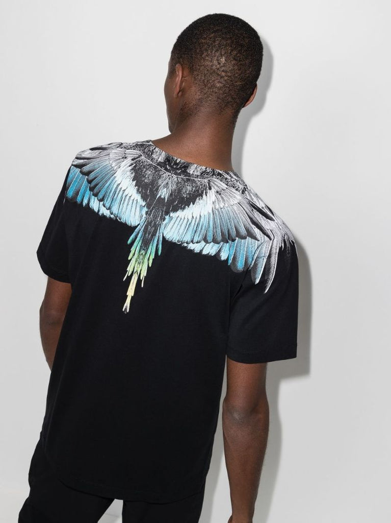 Wings Print Cotton T-shirt