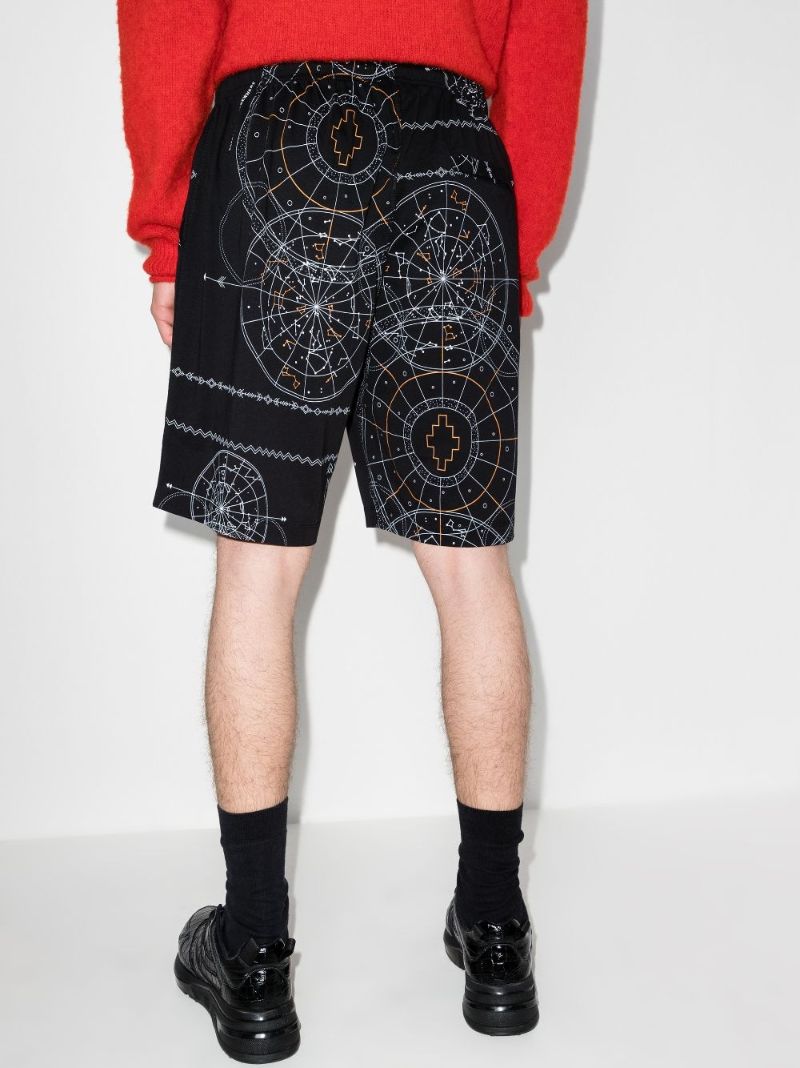 Astral Print Track Shorts
