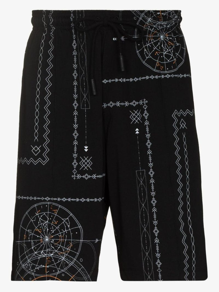 Astral Print Track Shorts