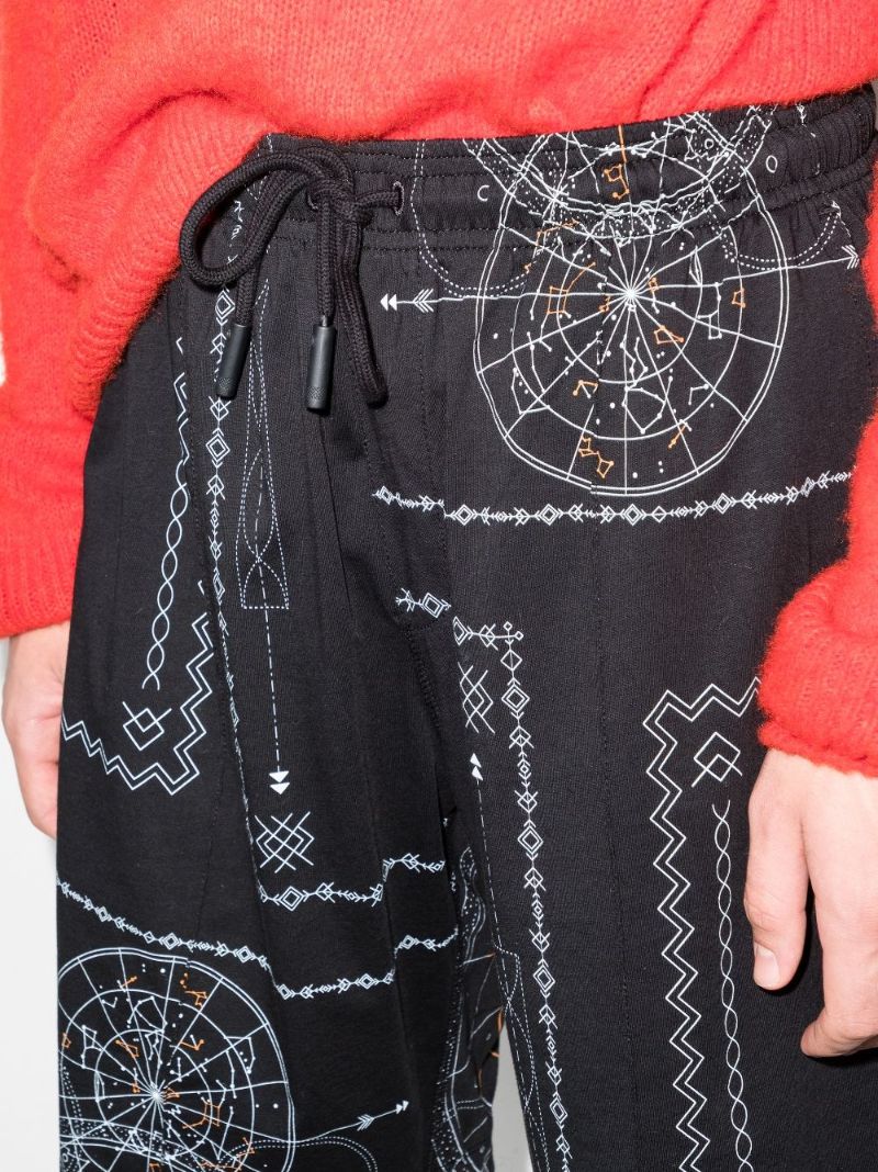 Astral Print Track Shorts