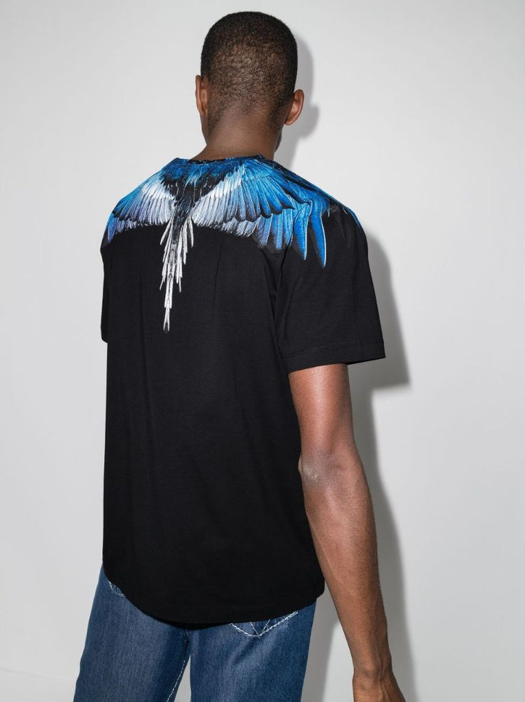 Wings Print Cotton T-shirt