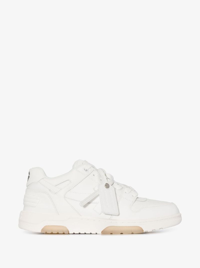 White Out of Office Leather Sneakers