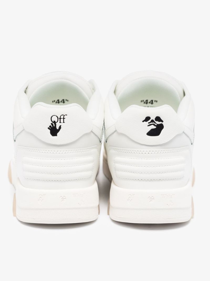 White Out of Office Leather Sneakers