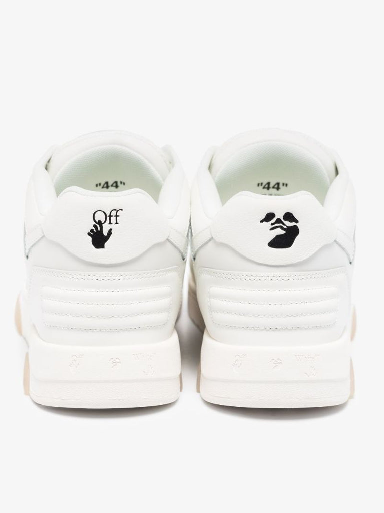 White Out of Office Leather Sneakers