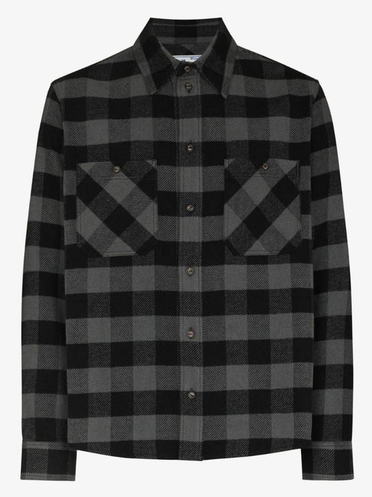 Arrows Print Flannel Shirt