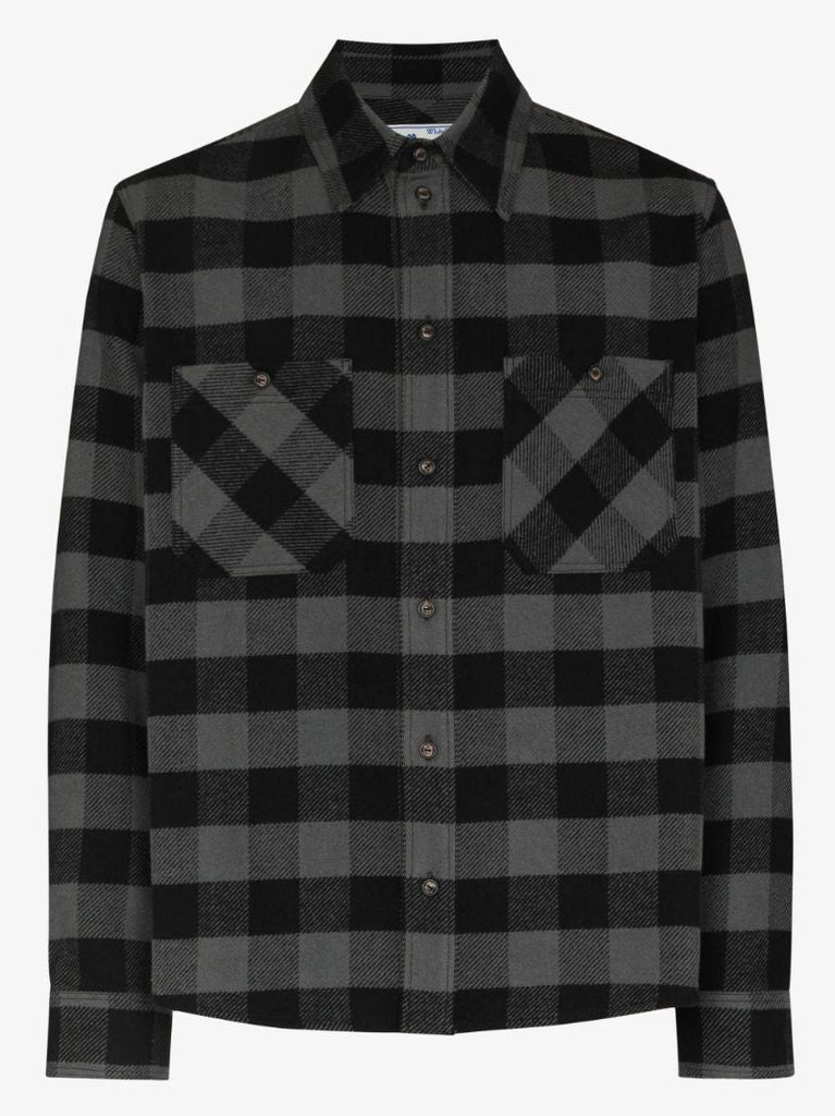 Arrows Print Flannel Shirt