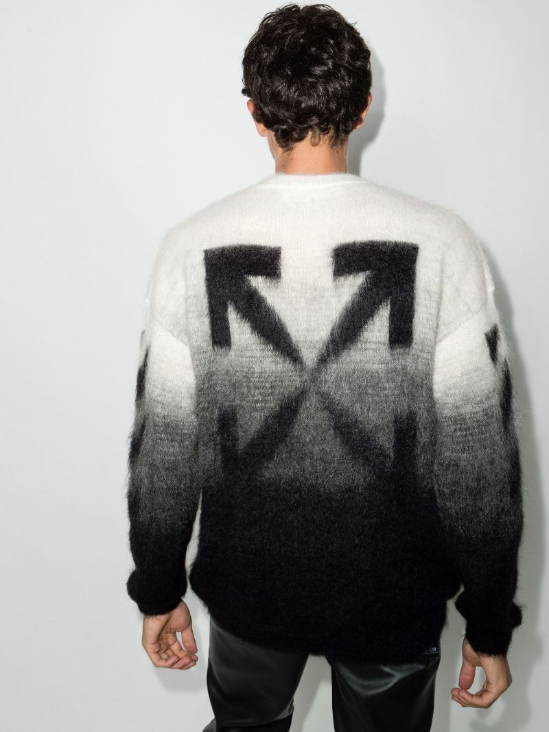 Brushed Knit Arrows Sweater
