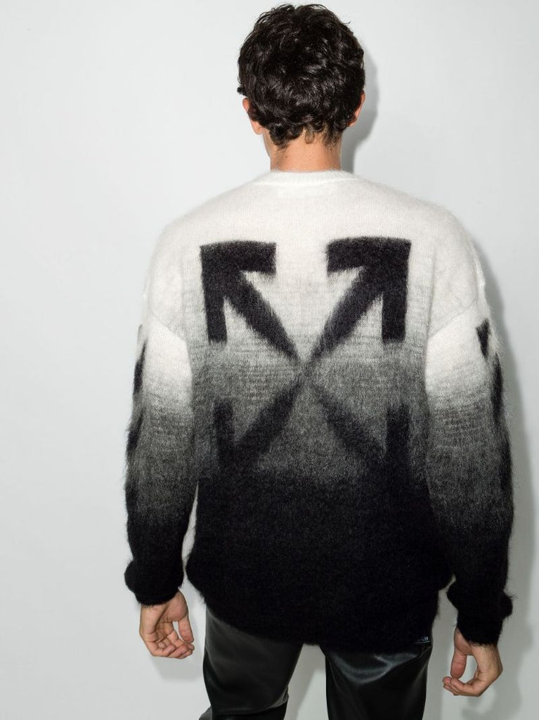 Brushed Knit Arrows Sweater