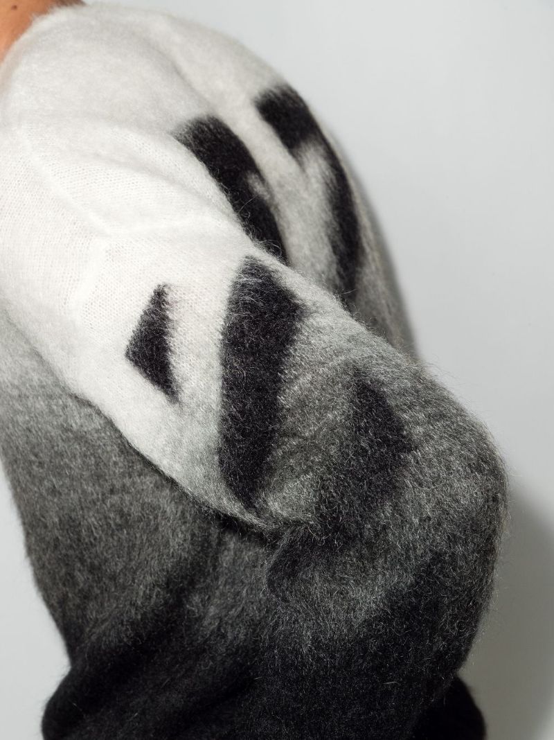 Brushed Knit Arrows Sweater