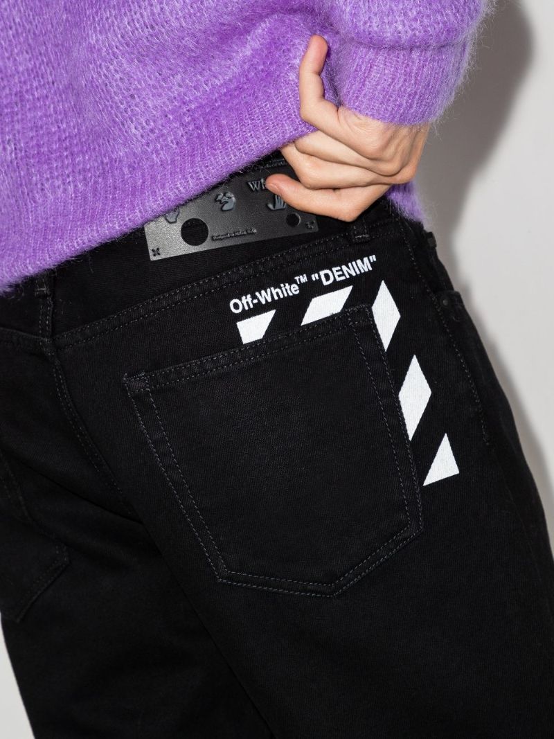 Diag Trim Skinny Jeans