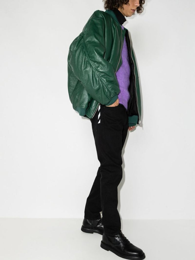Diag Trim Skinny Jeans