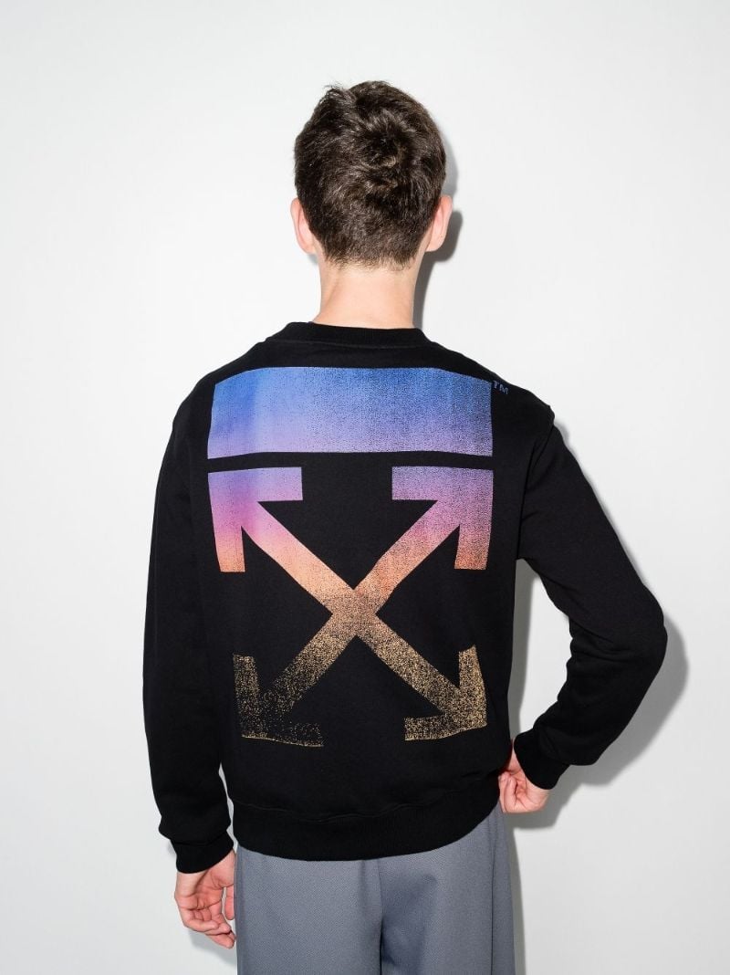 DegradÃ_x0083_Â© Arrows Print Sweatshirt