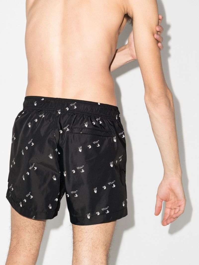 Logo Print Swim Shorts
