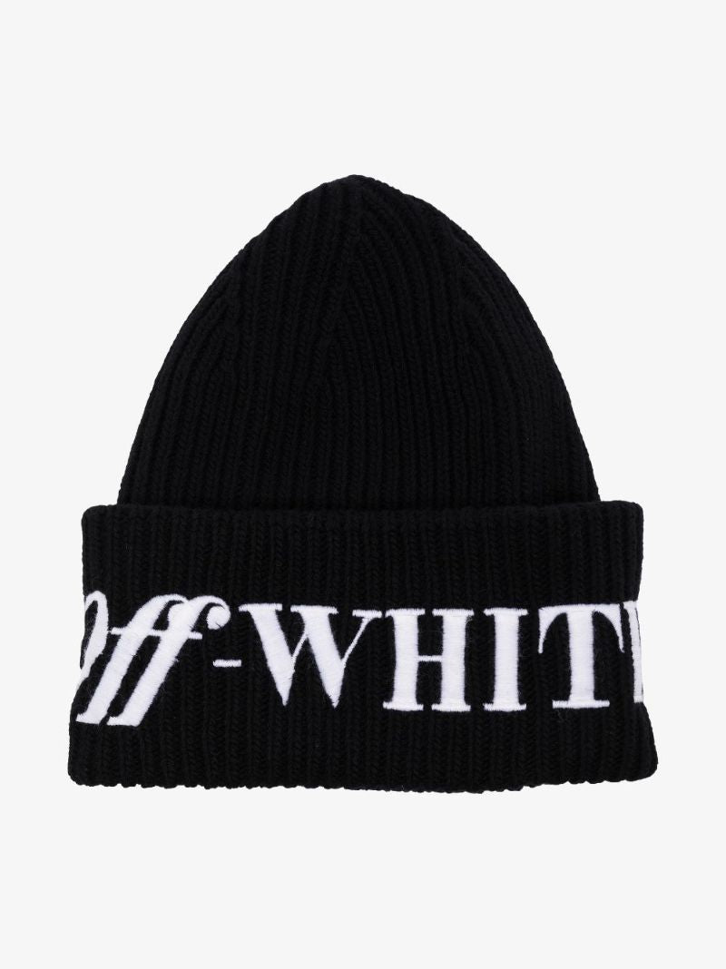 Black Wool Beanie Hat