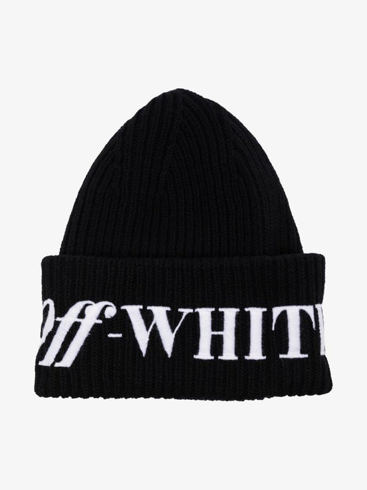 Black Wool Beanie Hat
