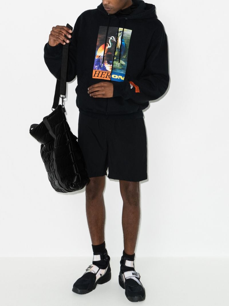 Split Print Hoodie