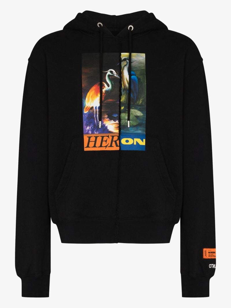 Split Print Hoodie