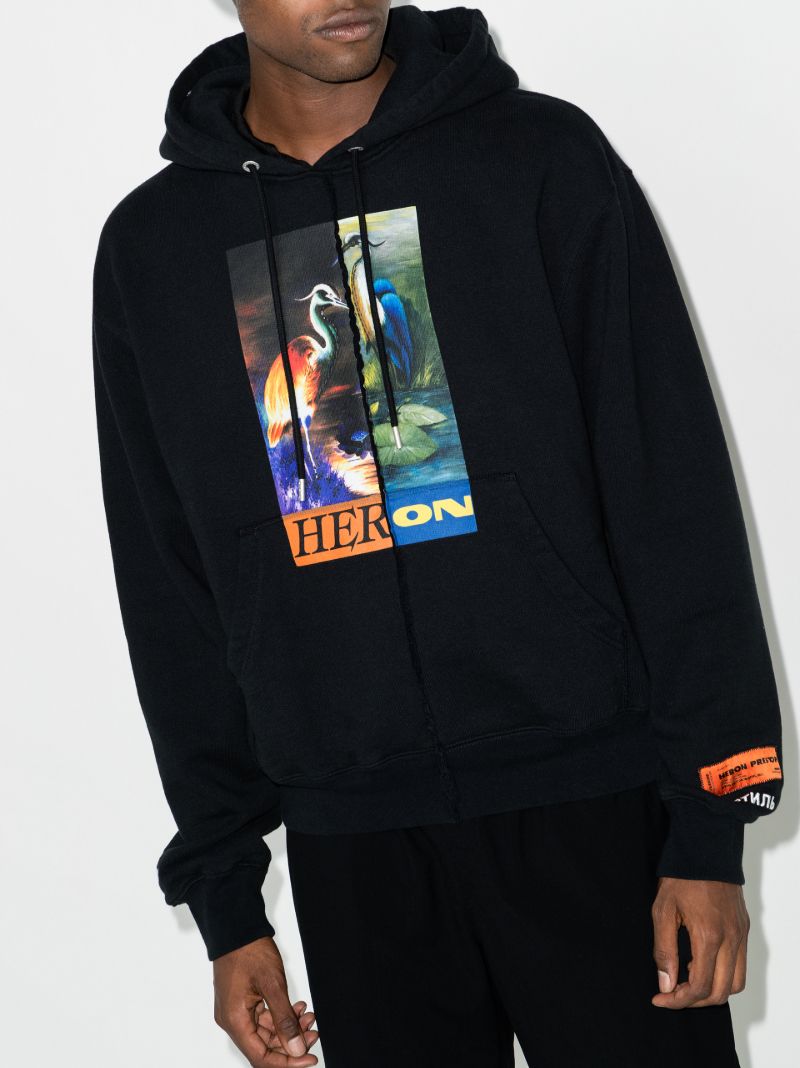 Split Print Hoodie
