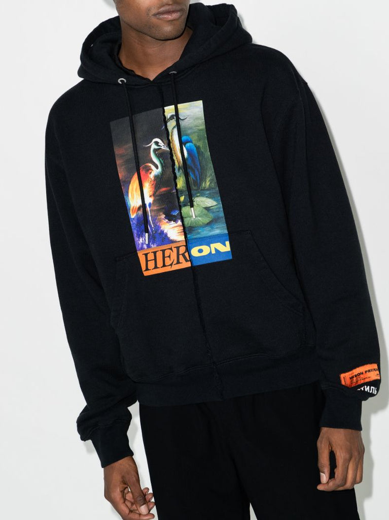 Split Print Hoodie