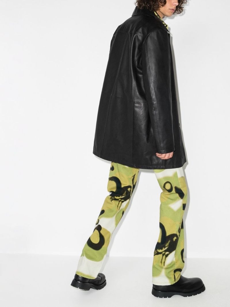 Camouflage Print Slim Fit Jeans