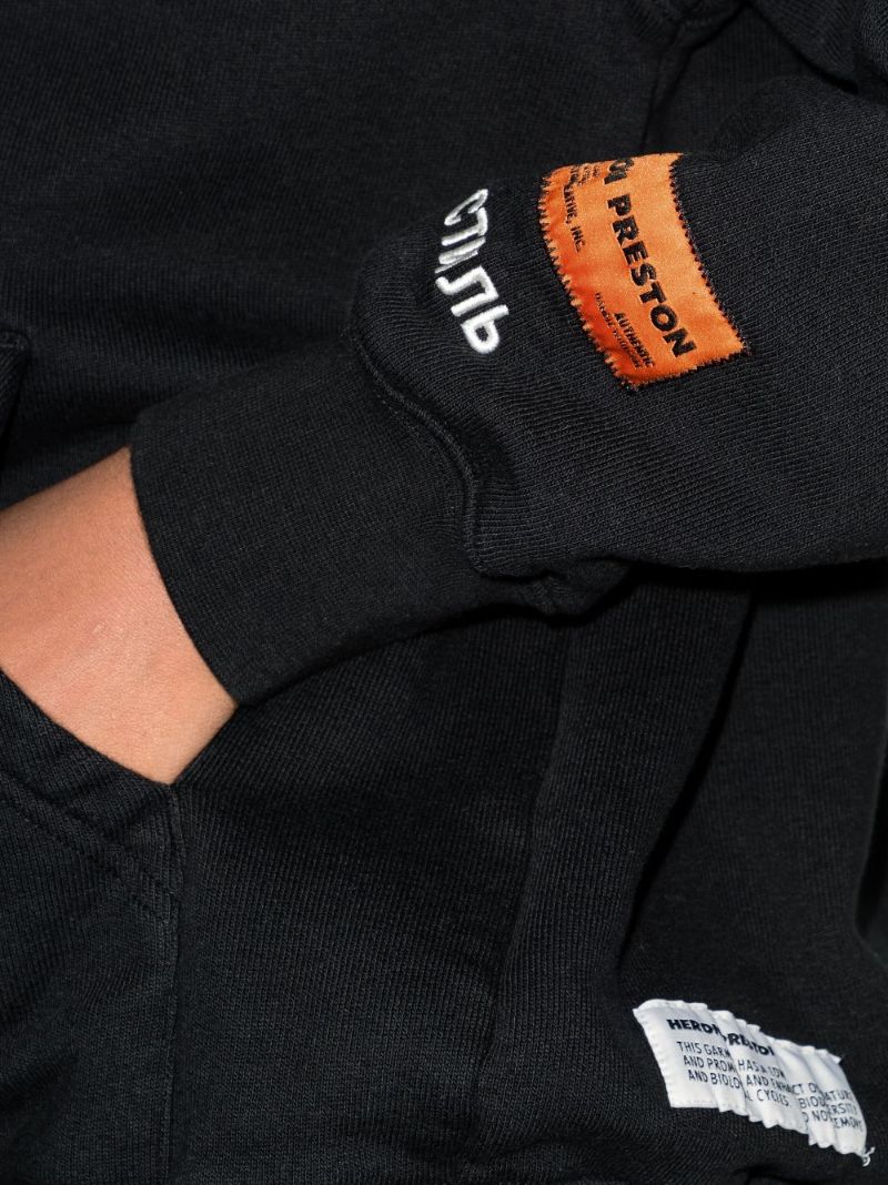 Censored Heron Print Hoodie
