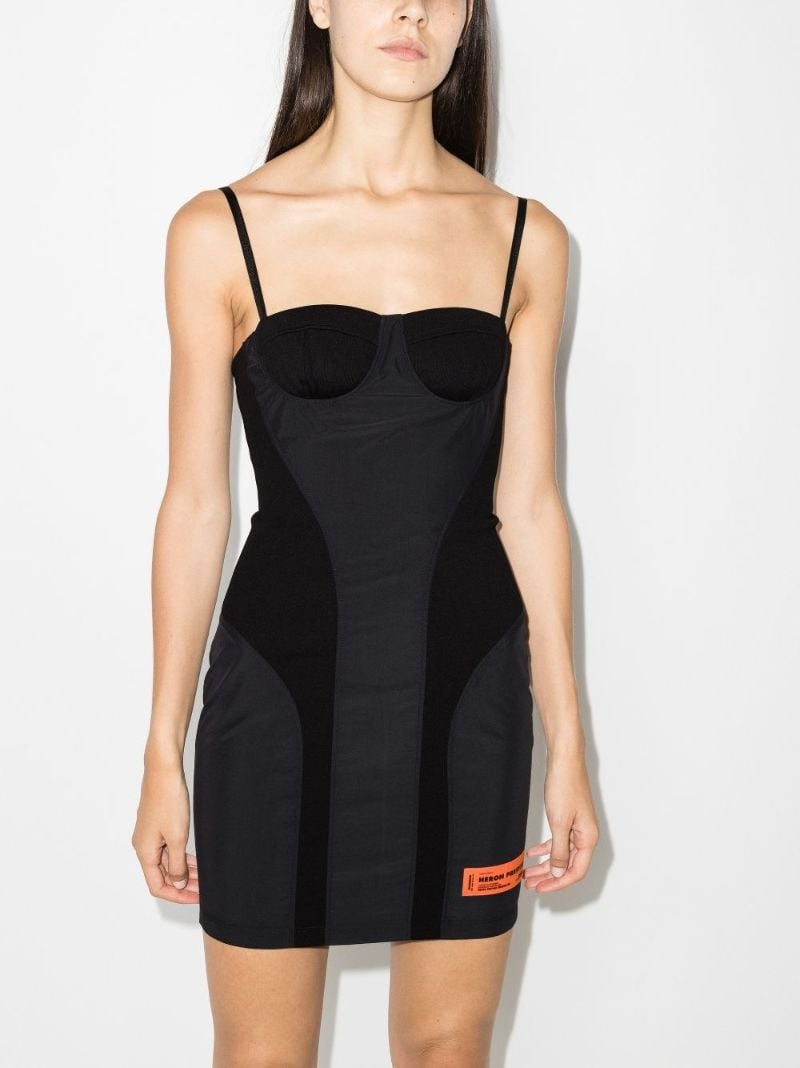 Panelled Corset Mini Dress