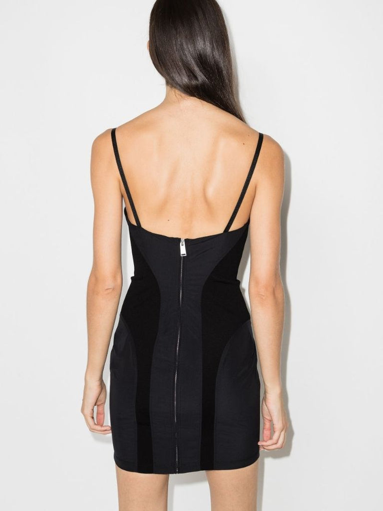 Panelled Corset Mini Dress