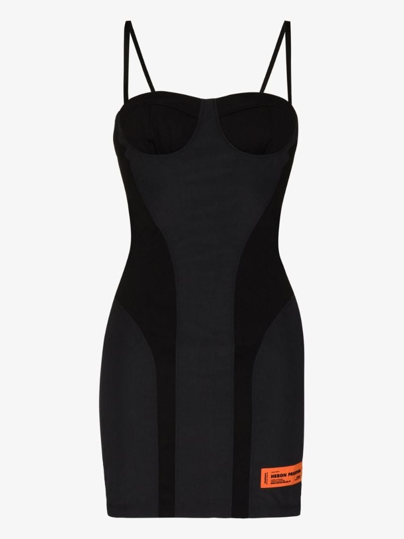 Panelled Corset Mini Dress