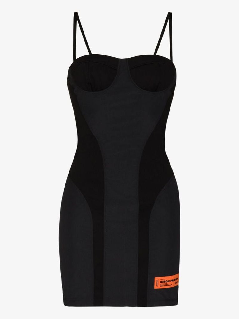 Panelled Corset Mini Dress