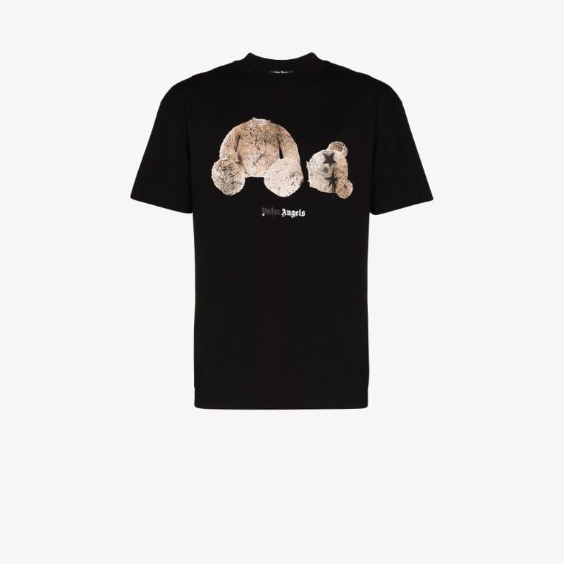 Spray Bear Print T-shirt