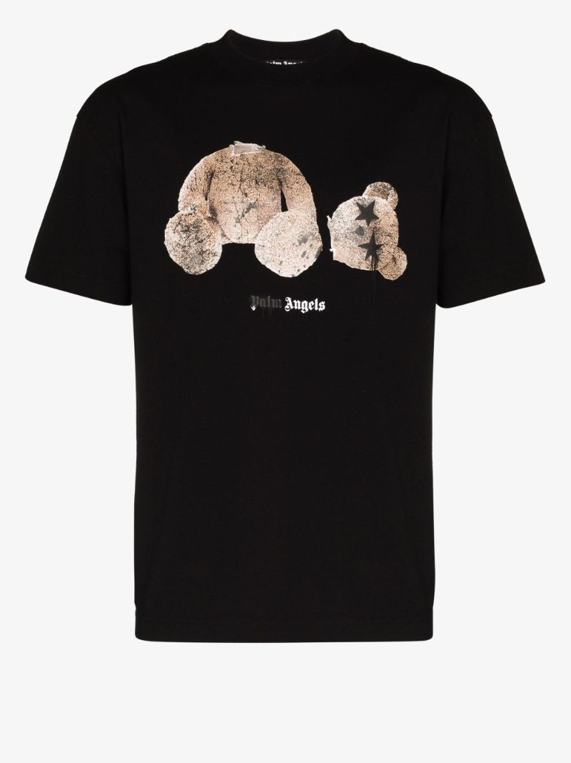 Spray Bear Print T-shirt