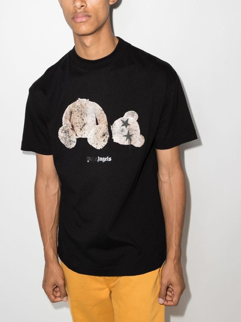 Spray Bear Print T-shirt