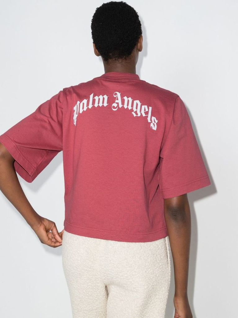 Bear Print Cropped T-shirt