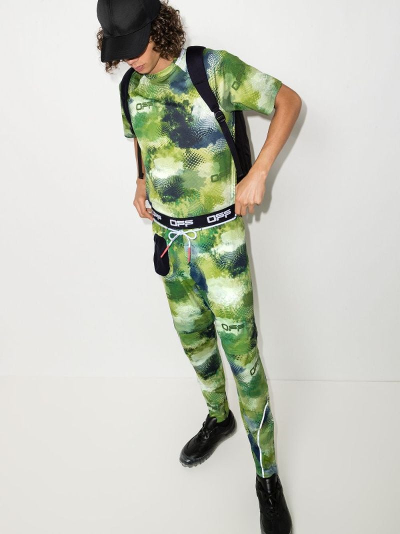 Active Logo Print Sweatpants