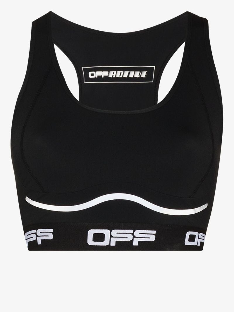 Active Logo Tape Sports Bra