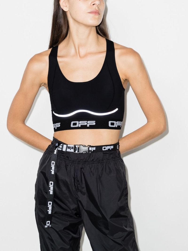 Active Logo Tape Sports Bra