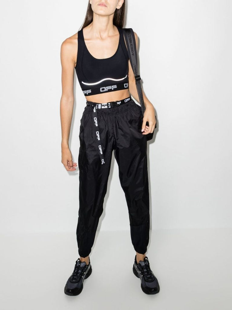 Active Logo Tape Sports Bra