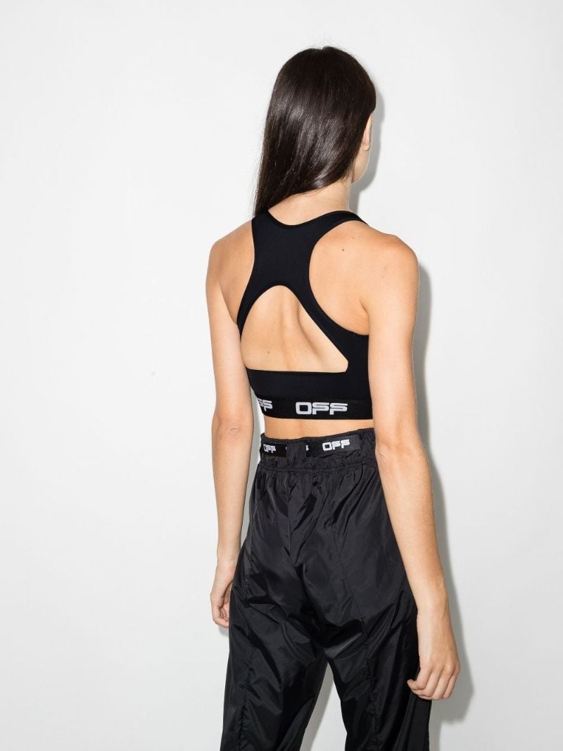 Active Logo Tape Sports Bra