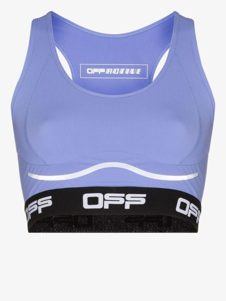 Active Logo Tape Sports Bra