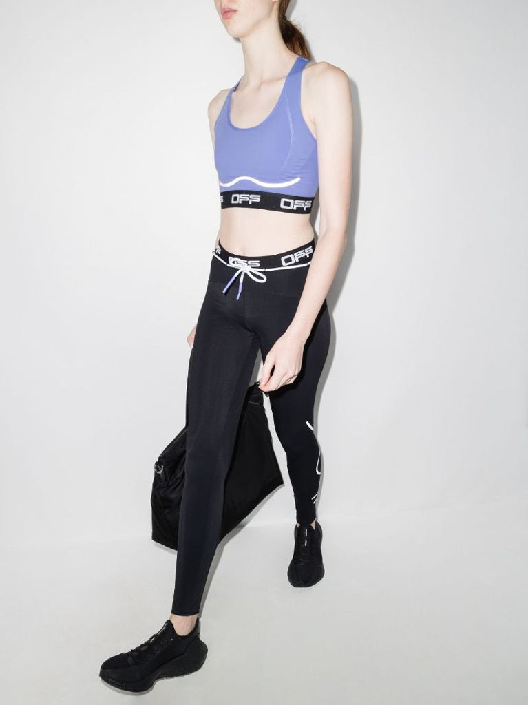 Active Logo Tape Sports Bra